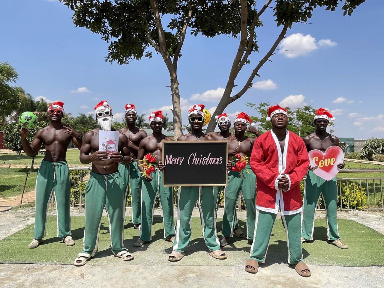 African Green Pants Team